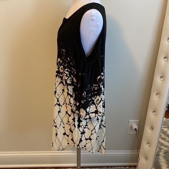 Soft Surroundings Black Ivory Cold Shoulder Tunic - Picture 3 of 7